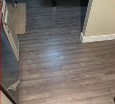 Vinyl flooring repair by Calgary Repairs